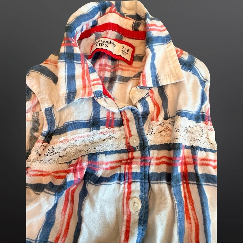 Bundle of Tops - Size 7/ 8 Red, White & Blue Tops 🇺🇸 - Picture 4 of 15